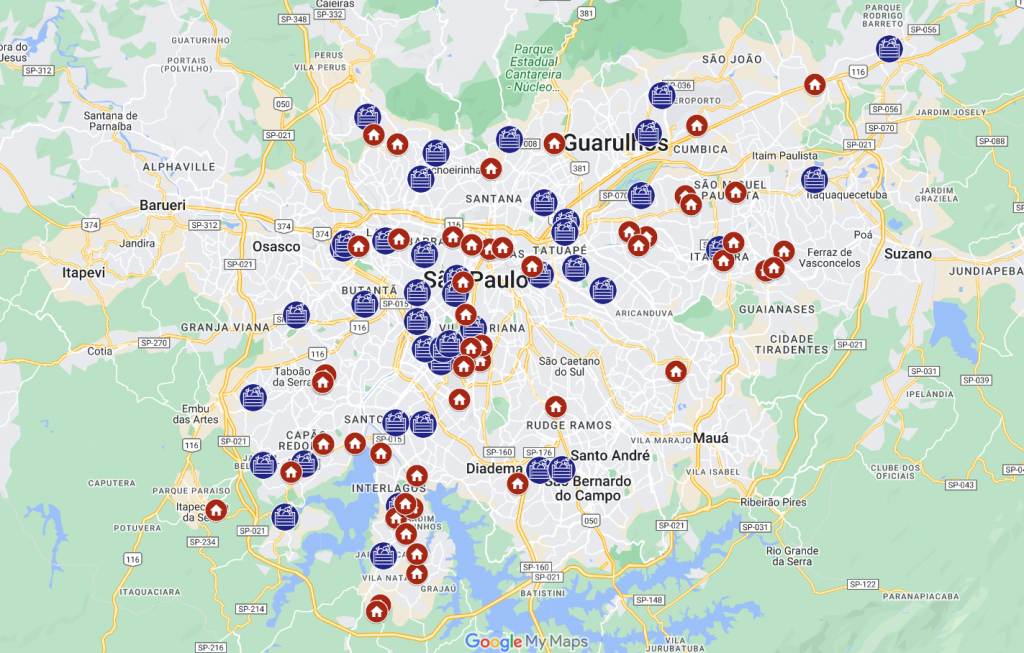 imagem de um mapa